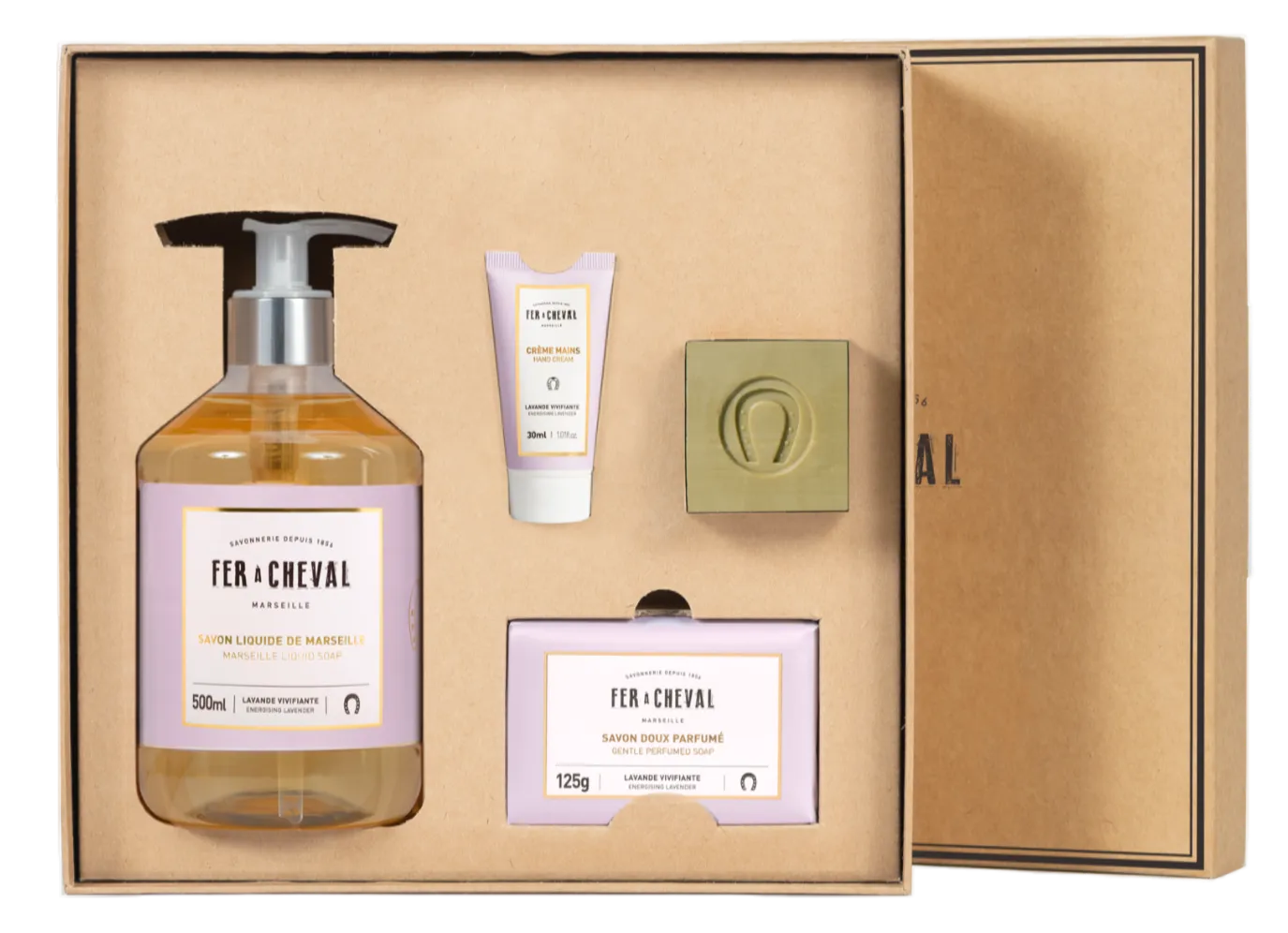 FER A CHEVAL Lavender Gift Box French Soaps UK