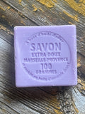LE CHATELARD 1802 Lavender Marseille Soap, 72% Coconut, Olive and Almond Oil, 100g |  PALM FREE French Soaps UK