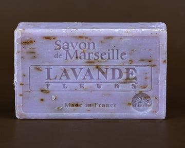 Lavender Savon de Provence, enriched with Lavender Flowers & Sweet Almond Oil | 100g