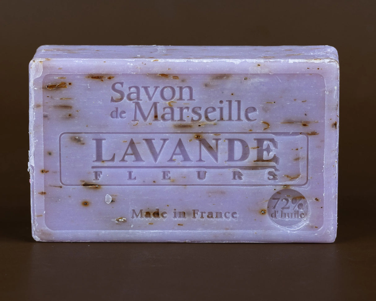 LE CHATELARD 1802 Lavender Savon de Provence, enriched with Lavender Flowers & Sweet Almond Oil | 100g French Soaps UK