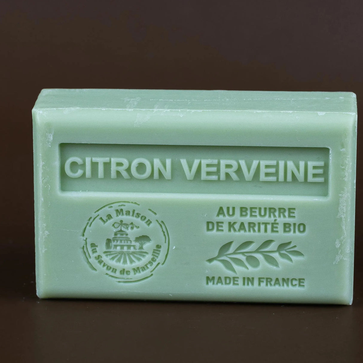 LA MAISON DU SAVON DE MARSEILLE Lemon Verbena French Soap with organic Shea Butter 125g French Soaps UK