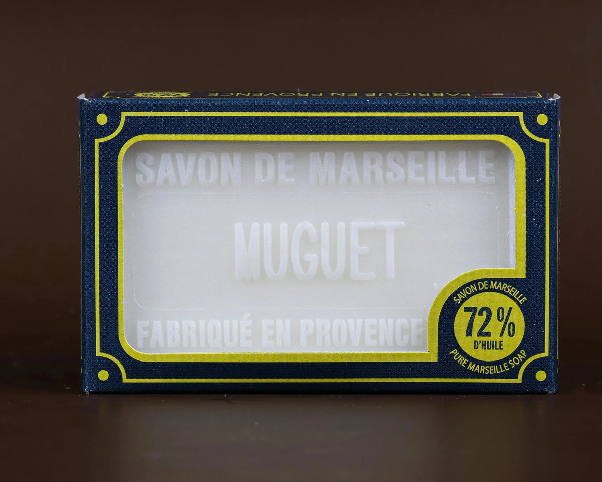 BLEU JAUNE Lily of the Valley (Muguet), Marseille Soap with Shea Butter | 100g French Soaps UK