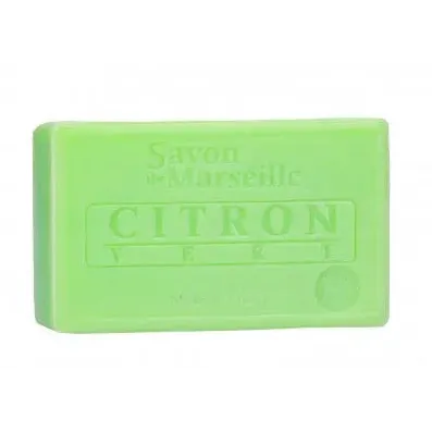 LE CHATELARD 1802 Lime Savon de Provence, enriched with Sweet Almond Oil | 100g French Soaps UK