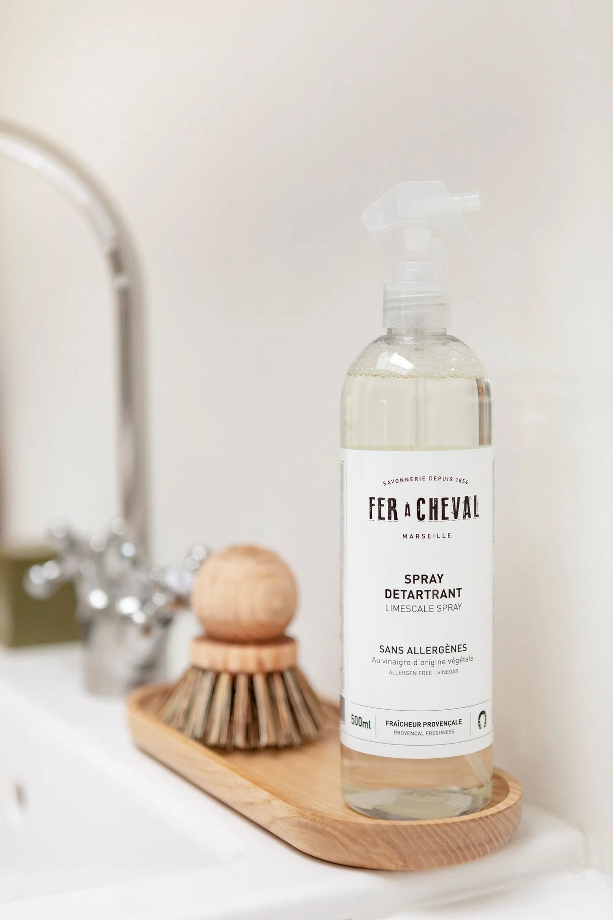 FER A CHEVAL Limescale Spray with Marseille Soap | 500ml French Soaps UK