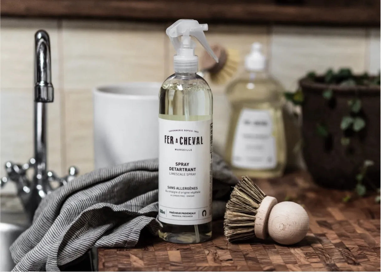 FER A CHEVAL Limescale Spray with Marseille Soap | 500ml French Soaps UK