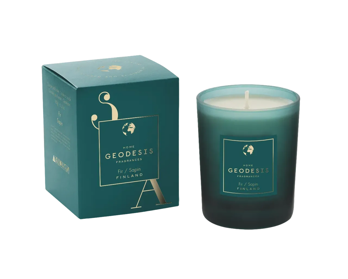 GEODESIS Limited Edition - Scandinavian Fir Tree Candle by Geodesis French Soaps UK