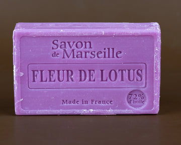 LE CHATELARD 1802 Lotus Flower Savon de Provence, enriched with Sweet Almond Oil | 100g French Soaps UK