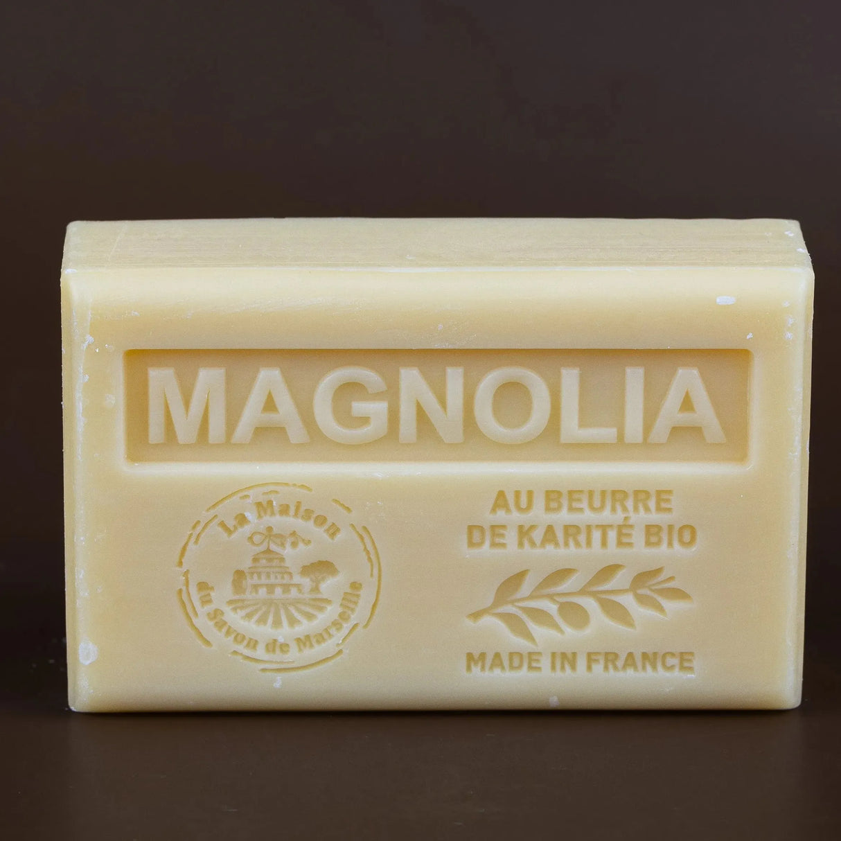 LA MAISON DU SAVON DE MARSEILLE Magnolia French Soap with Organic Shea Butter, 125g French Soaps UK