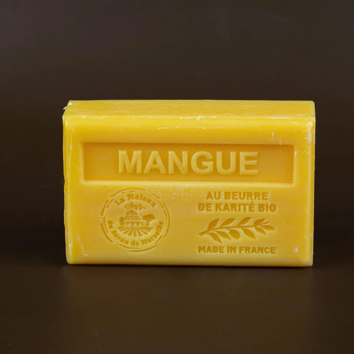 LA MAISON DU SAVON DE MARSEILLE Mango French Soap with Organic Shea Butter, 125g French Soaps UK