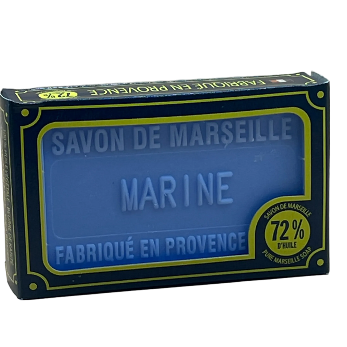 BLEU JAUNE Marine, Marseille Soap with Shea Butter | 100g French Soaps UK