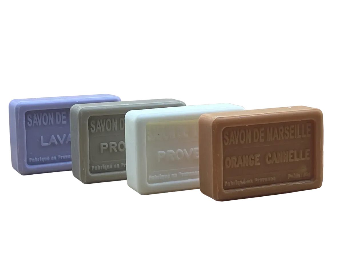 BLEU JAUNE Marseille Guest Soaps in a Gift Box | 4 x 65g French Soaps UK