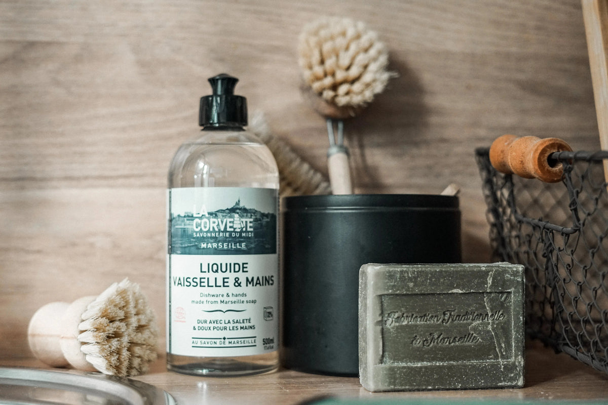 Marseille Washing Up Liquid - Fragrance Free | 500ml-LA CORVETTE-FrenchSoaps