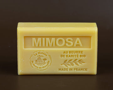 Mimosa French Soap with Organic Shea Butter, 125g