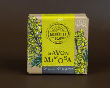 TADÉ PAYS DU LEVANT Mimosa Marseille Soap with Olive Oil | 100g French Soaps UK