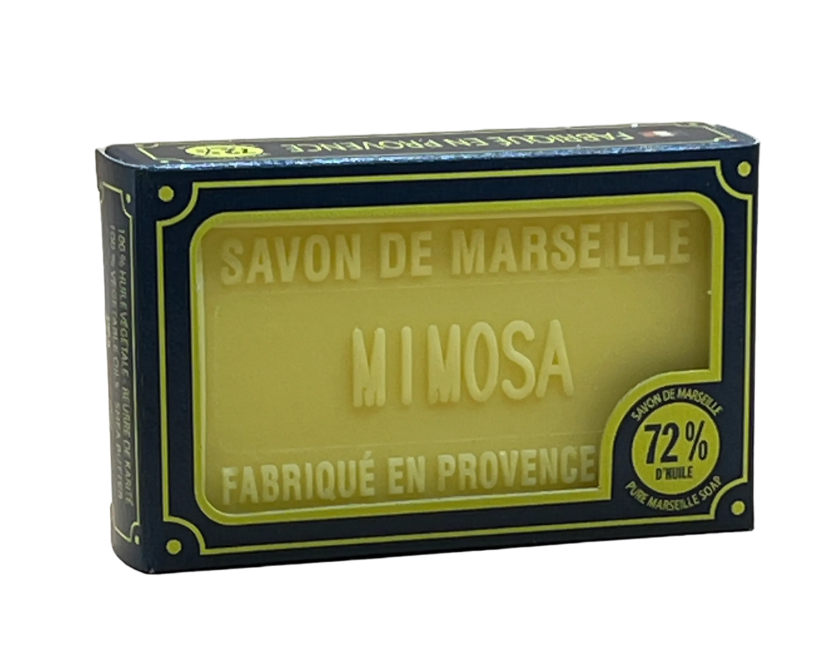 BLEU JAUNE Mimosa, Marseille Soap with Shea Butter | 100g French Soaps UK
