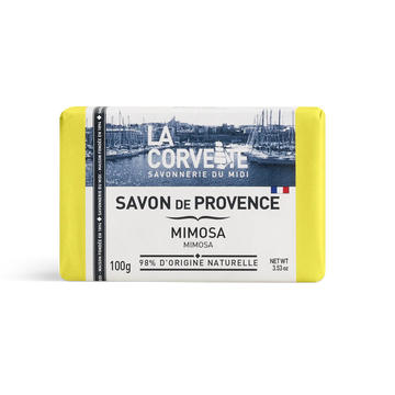 LA CORVETTE Mimosa, Savon de Provence, 100g French Soaps UK