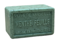 BLEU JAUNE Mint Leaf, Exfoliating Marseille Bath & Shower Bar | 250g French Soaps UK