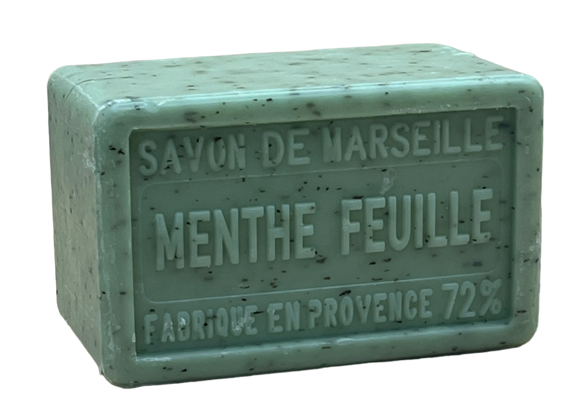 BLEU JAUNE Mint Leaf, Exfoliating Marseille Bath & Shower Bar | 250g French Soaps UK