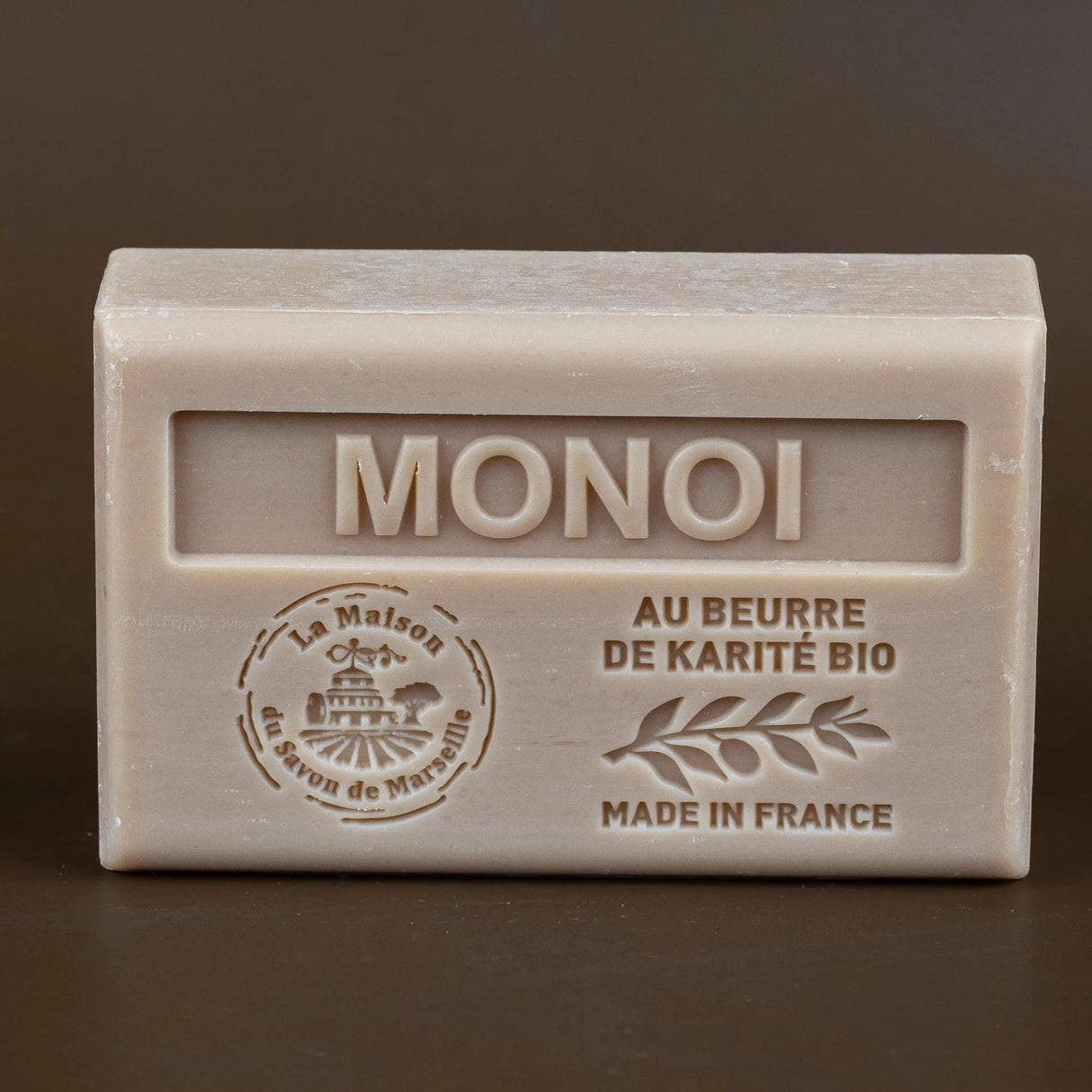La Maison du Savon de Marseille Monoi (Gardenia) French Soap with Organic Shea Butter, 125g French Soaps UK