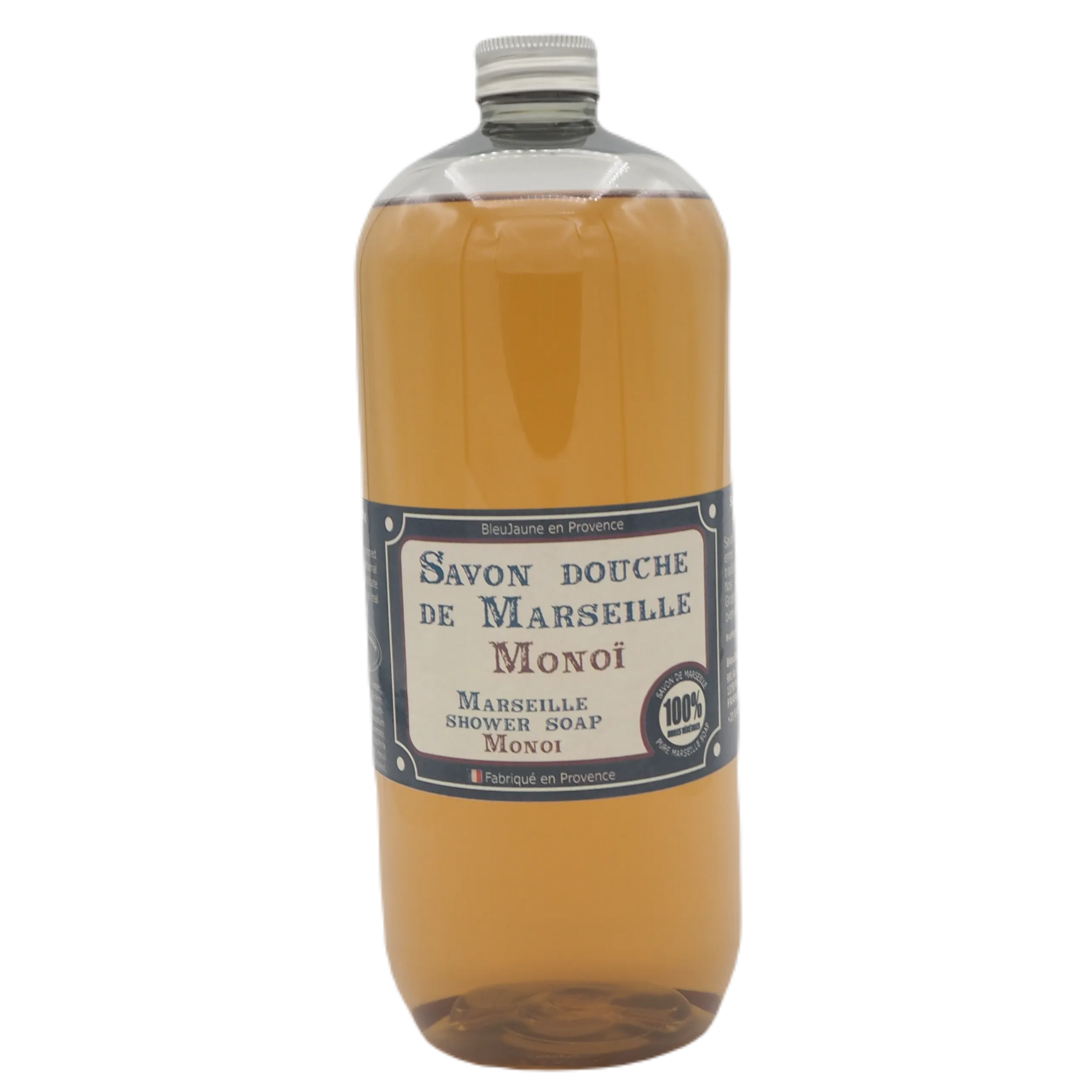 BLEU JAUNE Monoi (Gardenia), Marseille Liquid Soap | 1L French Soaps UK