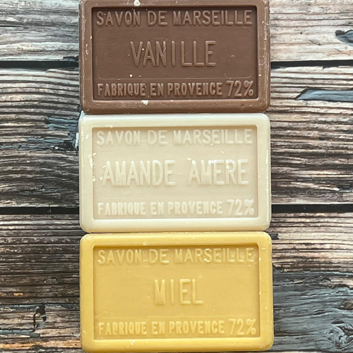 BLEU JAUNE Montélimar Trio (worth £18.60) French Soaps UK