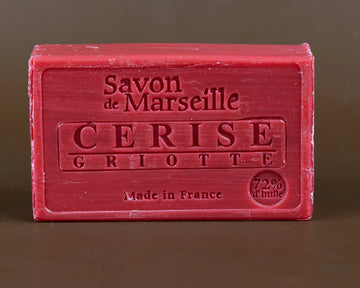 LE CHATELARD 1802 Morello Cherry Savon de Provence, enriched with Sweet Almond Oil | 100g French Soaps UK