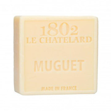 Muguet (Lily of the Valley) Marseille Soap, 72% Coconut, Olive and Almond Oil, 100g | PALM FREE