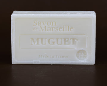 Muguet ( Lily of the Valley )Savon de Provence, enriched with Sweet Almond Oil | 100g
