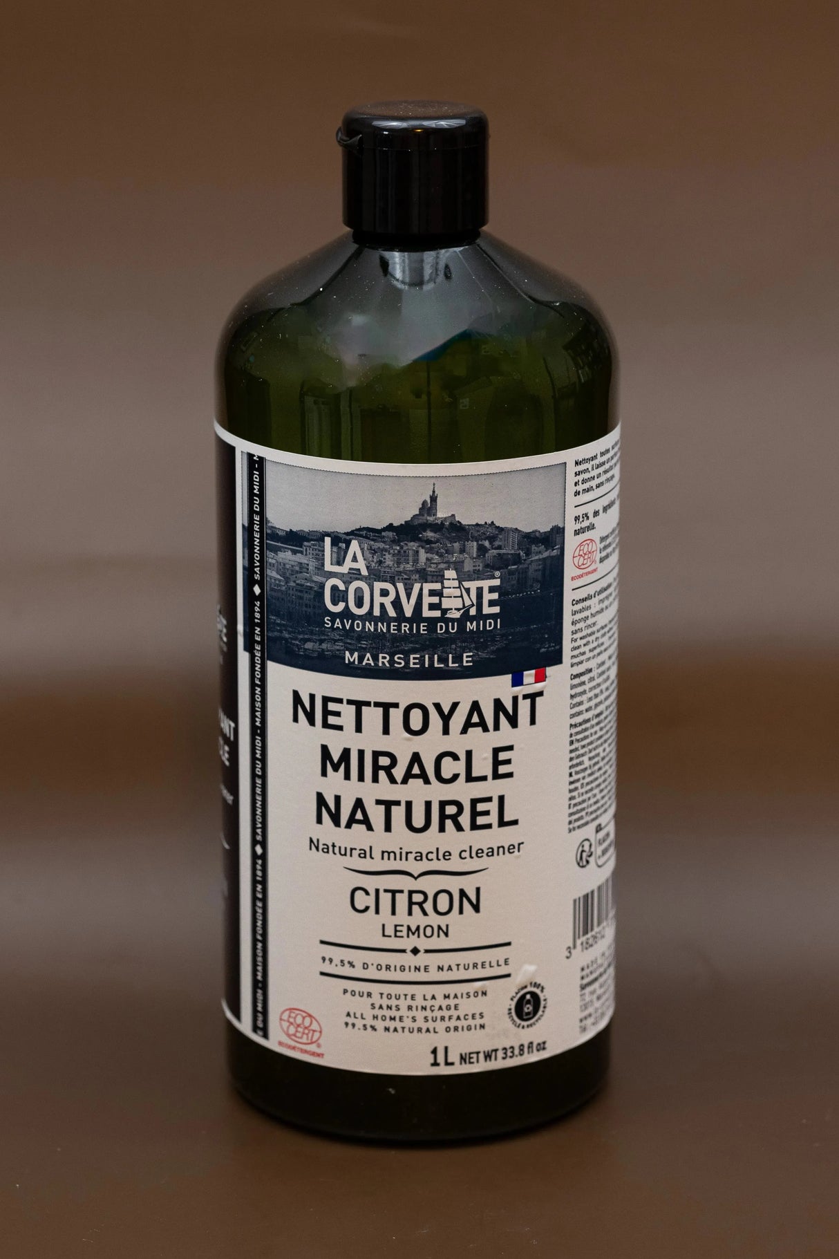 LA CORVETTE Multipurpose 'Miracle' Cleaner, Lemon, | 1L French Soaps UK