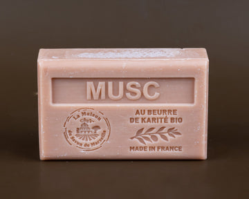 Musk, French Soap with Organic Shea Butter, 125g