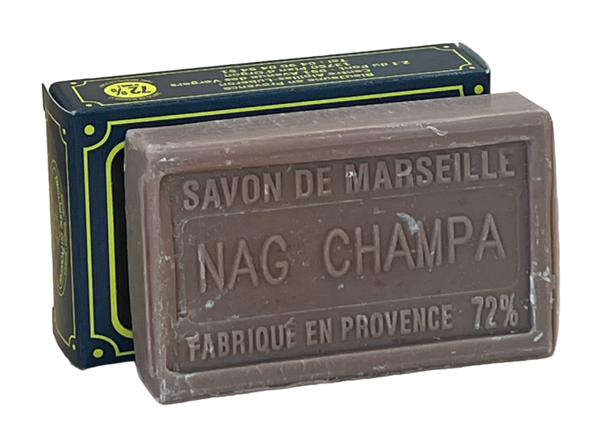 BLEU JAUNE Nag Champa (Sweet Sandalwood), Marseille Soap with Shea Butter | 100g French Soaps UK