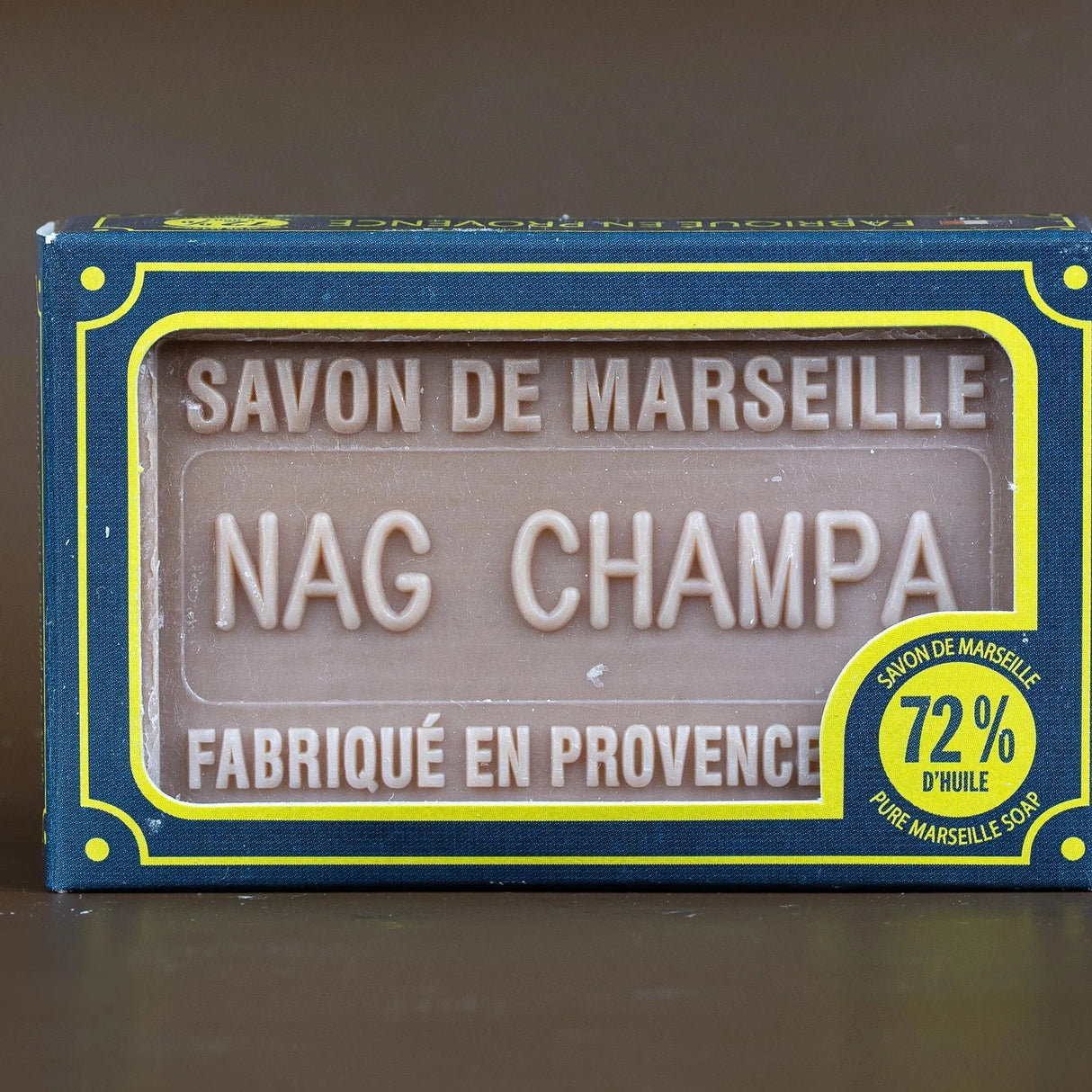 BLEU JAUNE Nag Champa (Sweet Sandalwood), Marseille Soap with Shea Butter | 100g French Soaps UK