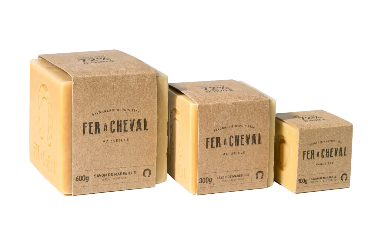 FER A CHEVAL Natural Savon de Marseille Cube | 100g French Soaps UK
