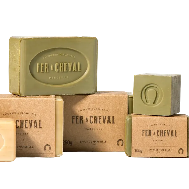 FER A CHEVAL Natural Savon de Marseille Cube | 100g French Soaps UK