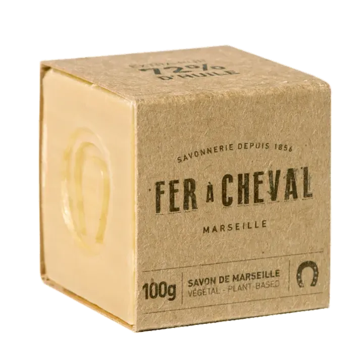 FER A CHEVAL Natural Savon de Marseille Cube | 100g French Soaps UK