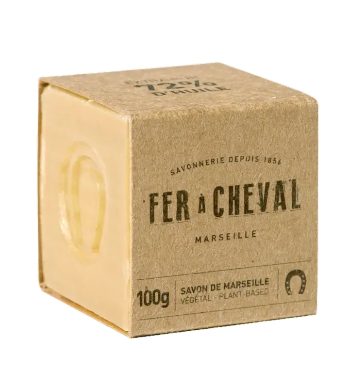 FER A CHEVAL Natural Savon de Marseille Cube | 100g French Soaps UK