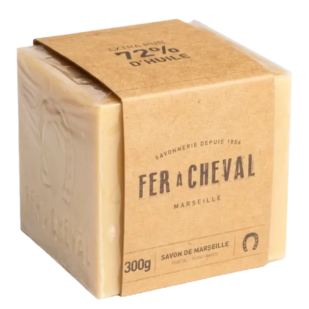 FER A CHEVAL Natural Savon de Marseille Cube | 300g French Soaps UK