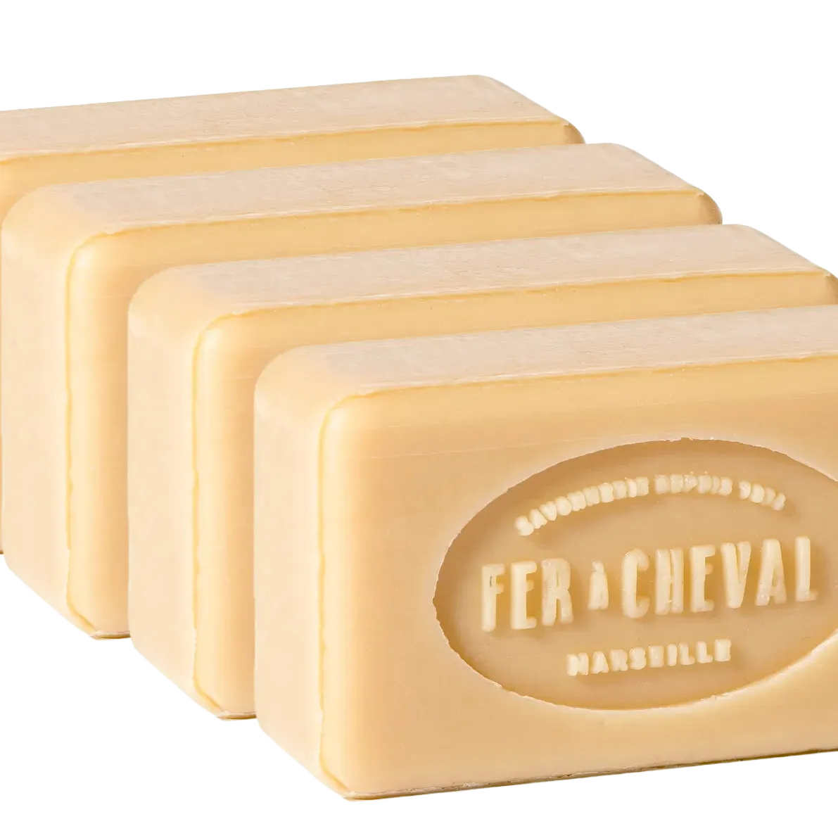 FER A CHEVAL Natural Savonnettes de Marseille, 100g, 4 pack French Soaps UK