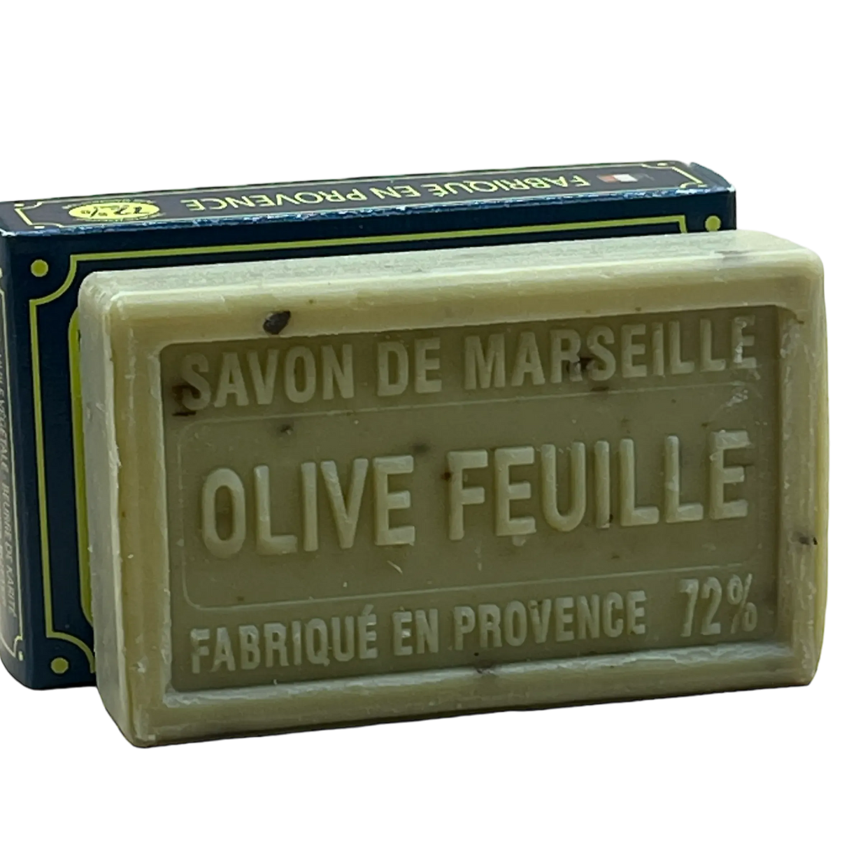 BLEU JAUNE Olive Leaf, Exfoliating Marseille Soap with Shea Butter | 100g French Soaps UK
