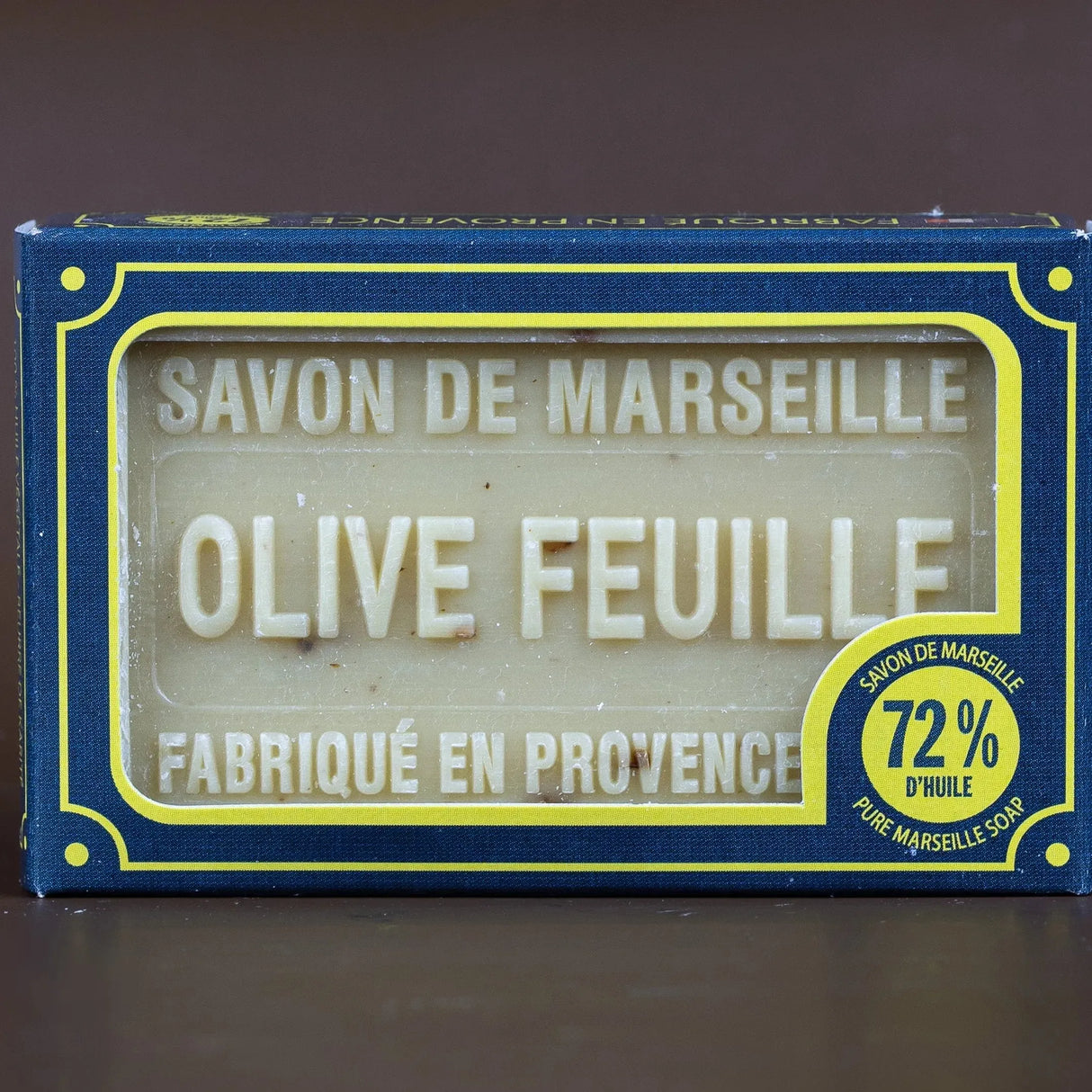 BLEU JAUNE Olive Leaf, Exfoliating Marseille Soap with Shea Butter | 100g French Soaps UK