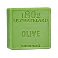LE CHATELARD 1802 Olive Marseille Soap, 72% Coconut, Olive and Almond Oil, 100g |  PALM FREE French Soaps UK