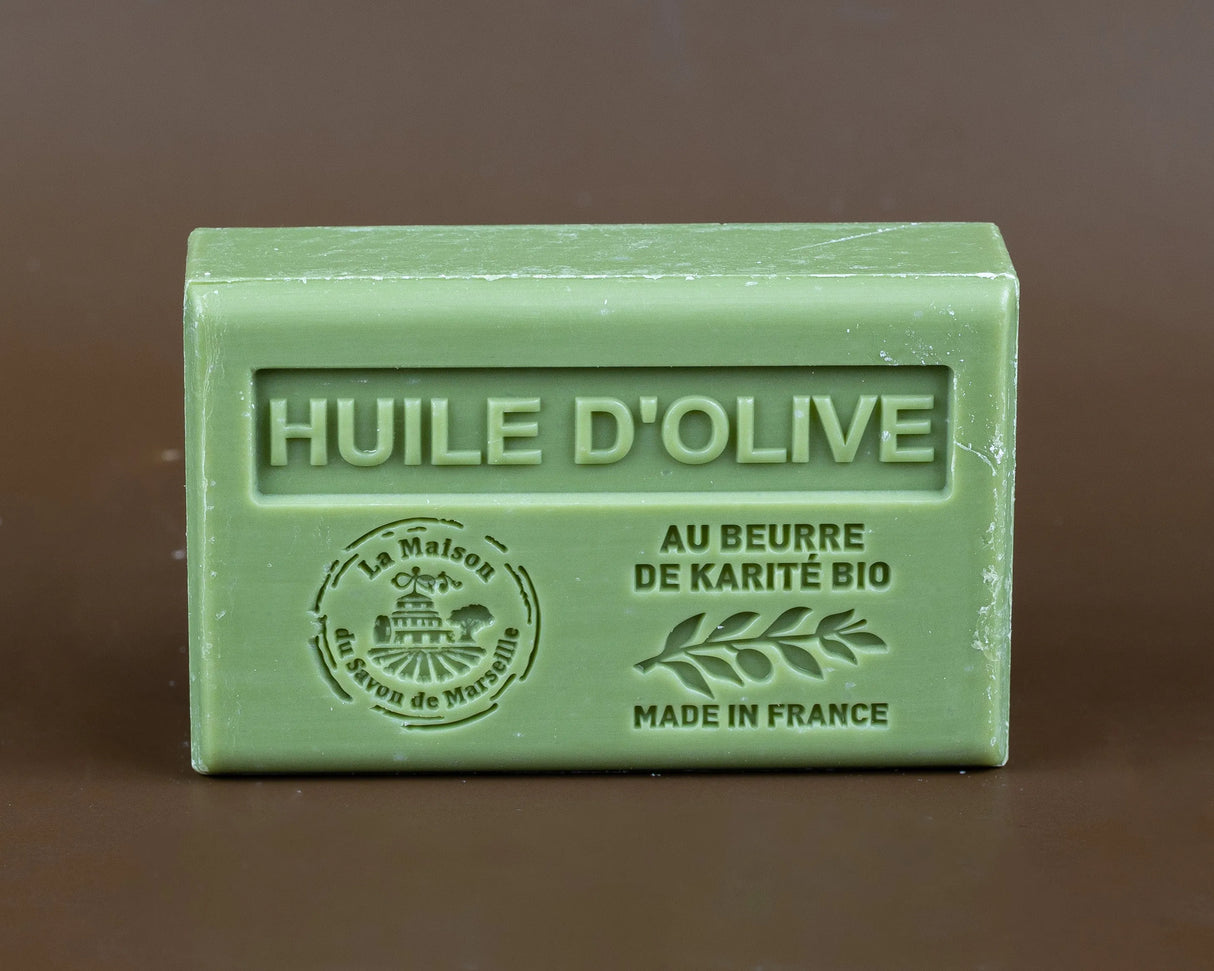 La Maison du Savon de Marseille Olive Oil French Soap with Organic Shea Butter, 125g French Soaps UK