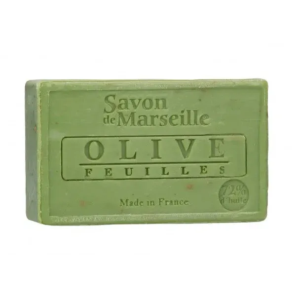 LE CHATELARD 1802 Olive Savon de Provence, enriched with Olive Leaves & Sweet Almond Oil | 100g French Soaps UK