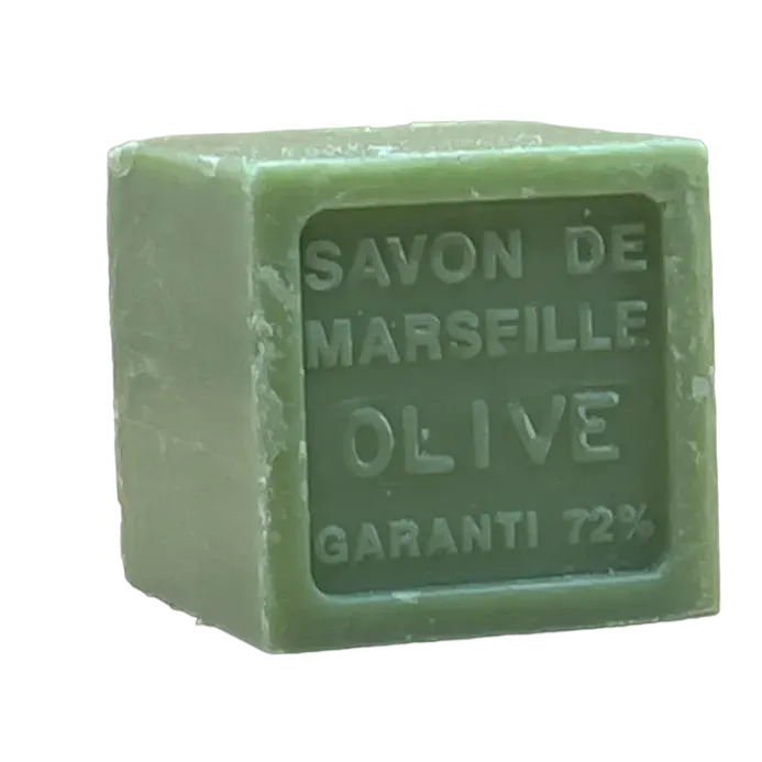 BLEU JAUNE Olive, Shea Butter Fragranced Marseille Cube, 72% | 100g French Soaps UK