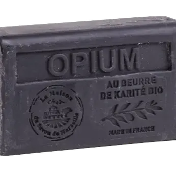 LA MAISON DU SAVON DE MARSEILLE Opium French Soap with Organic Shea Butter, 125g French Soaps UK