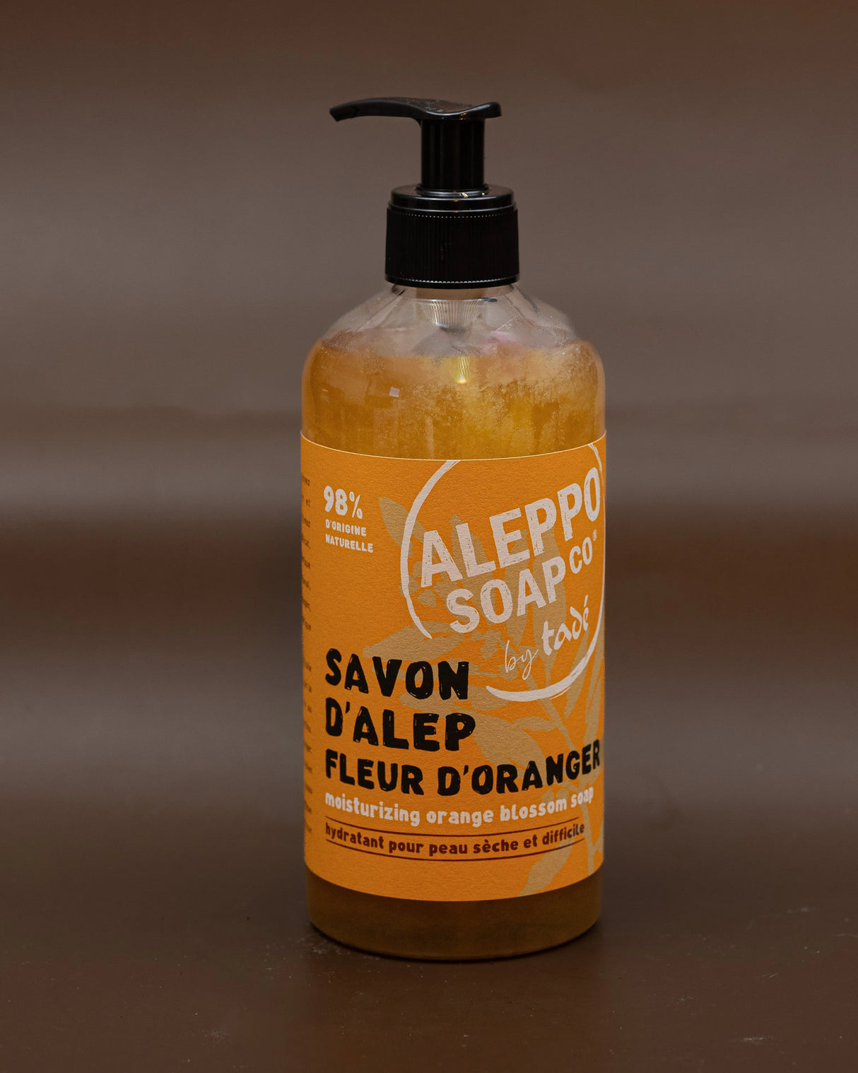 TADÉ PAYS DU LEVANT Orange Blossom Aleppo Liquid Soap, Dry and Intolerant Skin | 500ml French Soaps UK