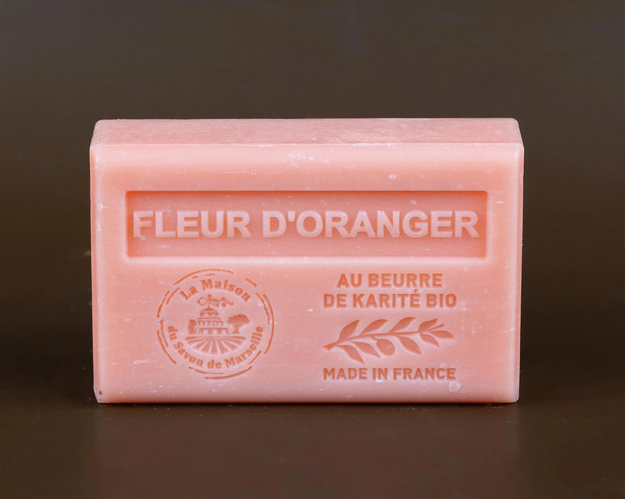 La Maison du Savon de Marseille Orange Blossom French Soap with Organic Shea Butter, 125g French Soaps UK