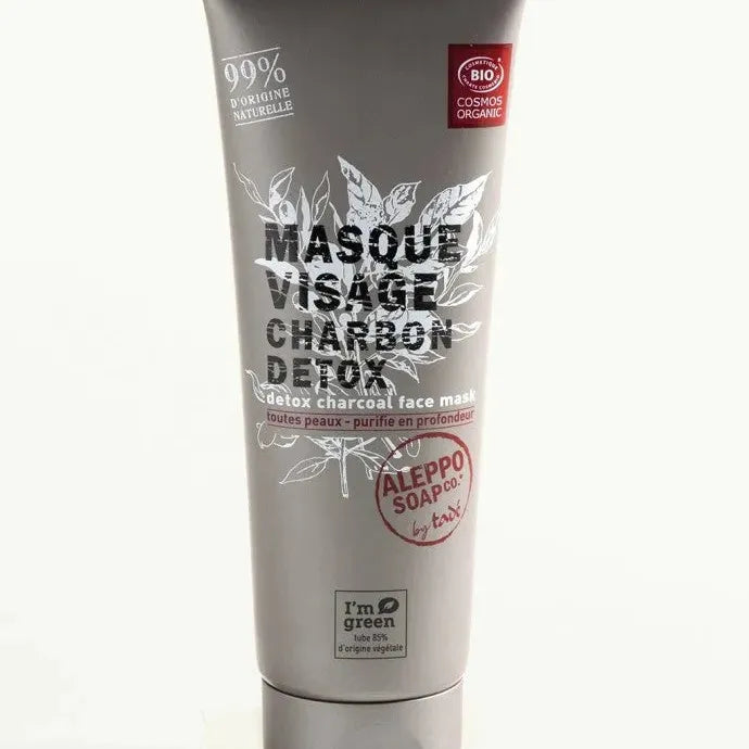 TADÉ PAYS DU LEVANT Organic Charcoal Face Mask, 70ml French Soaps UK