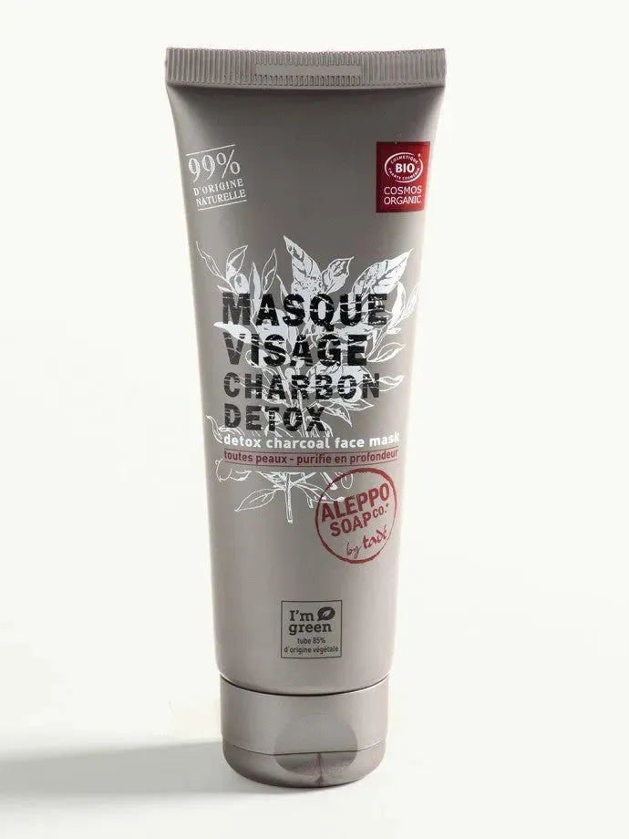 TADÉ PAYS DU LEVANT Organic Charcoal Face Mask, 70ml French Soaps UK