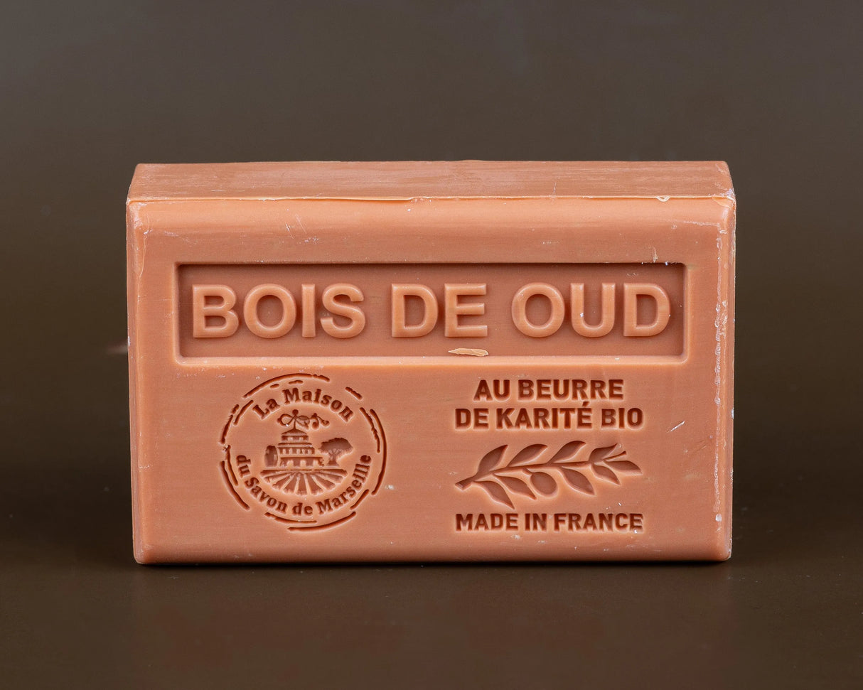 La Maison du Savon de Marseille Oud (Bois de Oud) French Soap with organic Shea Butter 125g French Soaps UK